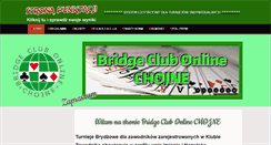 Desktop Screenshot of chojne.pl